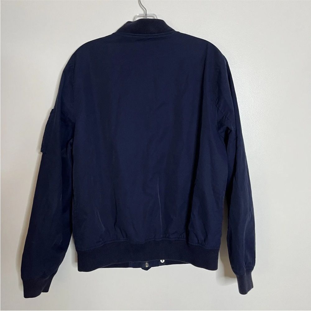 J Crew Jacket Mens Blue Basic Size Medium - image 2